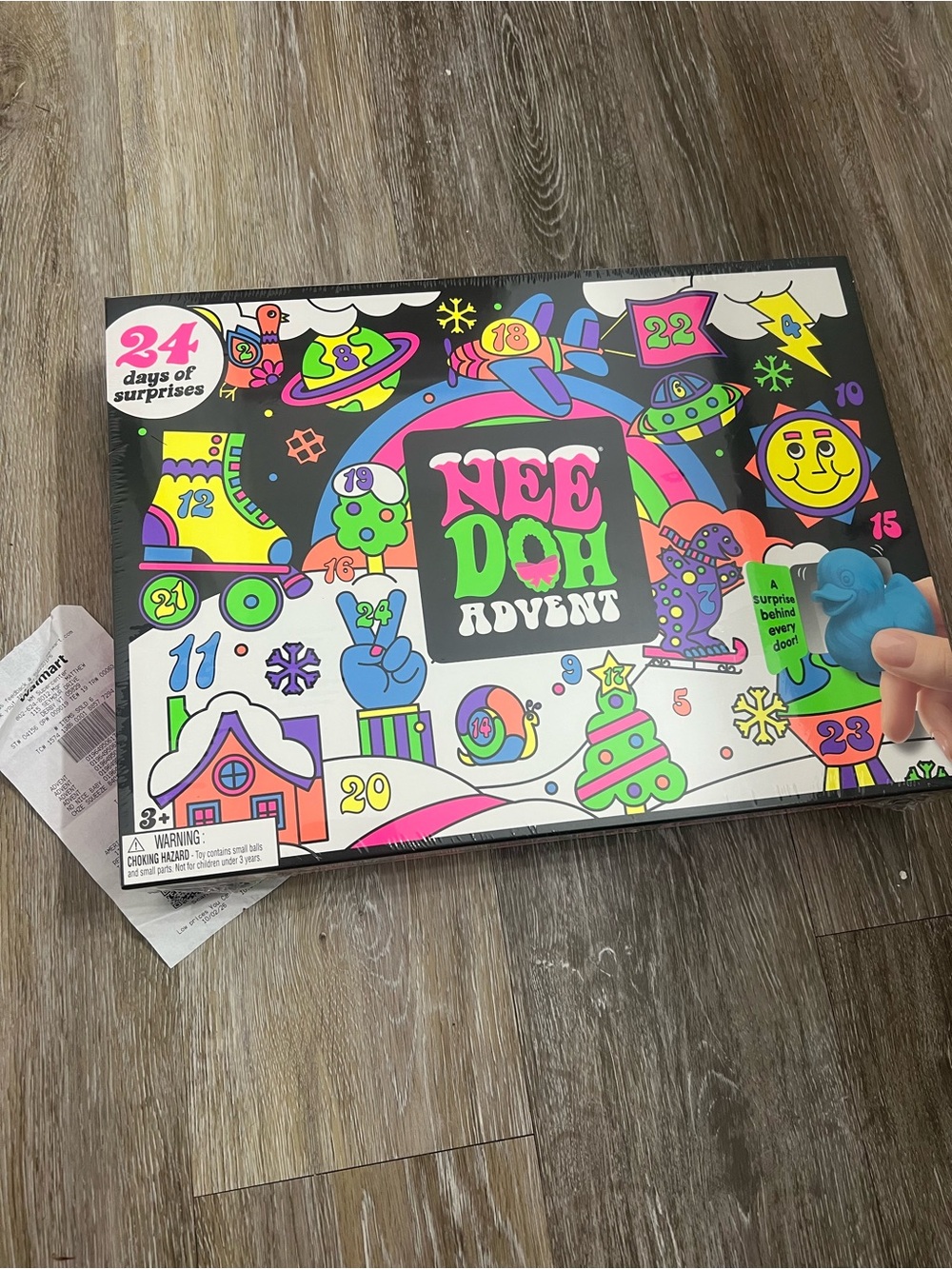 AUTHENTIC NEEDOH ADVENT CALENDAR - Neon Multi-Color Kids Toy